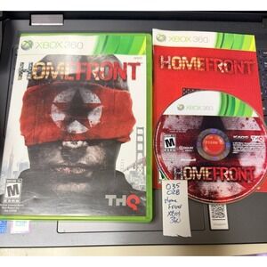 035-028‎ Homefront Video Game Xbox 360 Disc Manual Case THQ Mature 17+